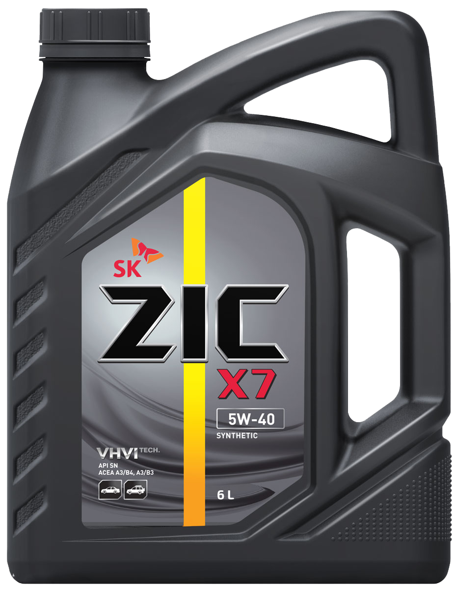 Моторное масло ZIC X7 5W-40, 6л